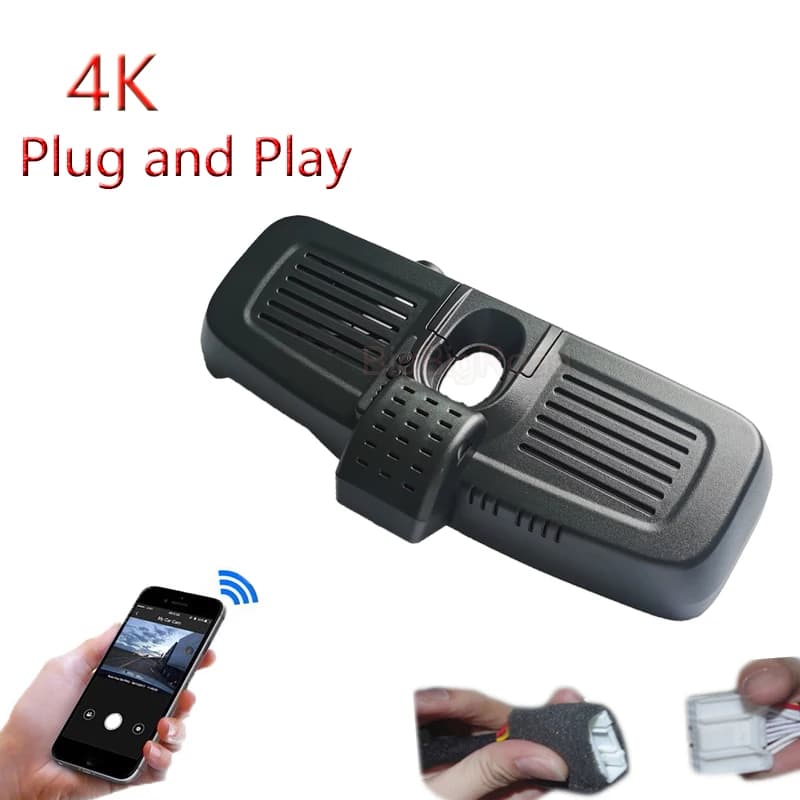 4K Plug And Play Per Great Wall Tank 300 Bronco 2021 2022 2023 2024 Auto Wifi DVR Videoregistratore Dash Camera Dash Cam