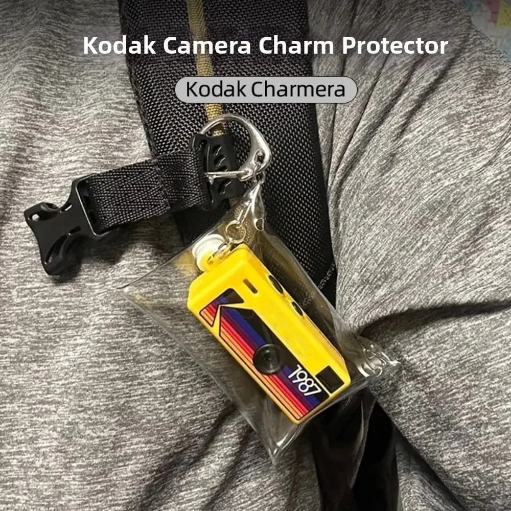 Custodie protettive trasparenti per fotocamere Kodak, accessori multifunzionali per fotocamere Kodak, borse portaoggetti portatili.
