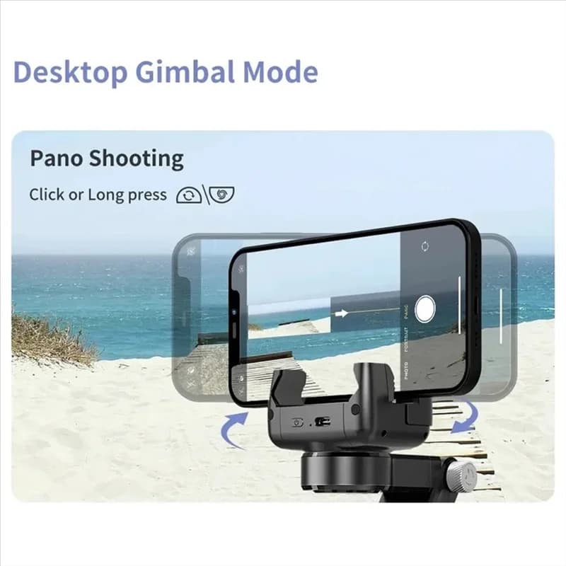 Supporto per treppiede PHILE per action cam Gopro Bastone selfie pieghevole wireless Equilibrio Riprese costanti con microfono per smartphone