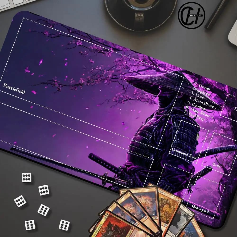 Mouse pad Fantasy-themed TCG gamming playmat game play mat Duel pads Beginner Card Battles Commander Gaming Deskpad TCG
