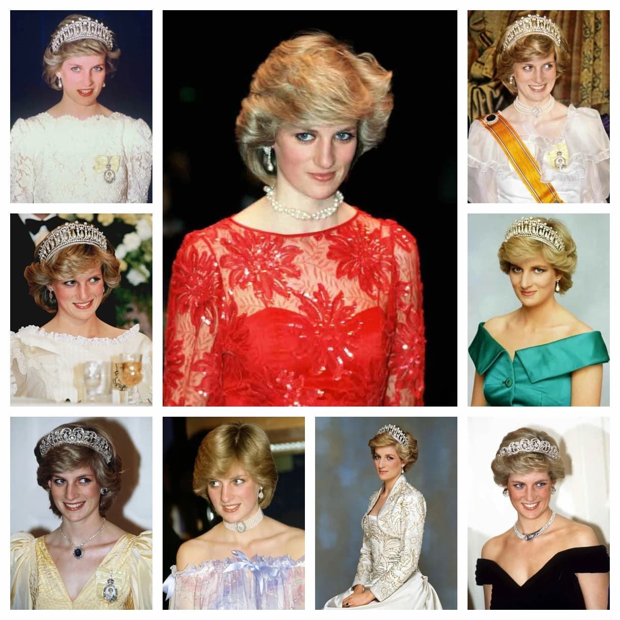Lady Diana Spencer Diamond Rhinestones Painting Princess Of Wales Portrait Cross Stitch Kit Embroidery Picture Mosaic Home Decor