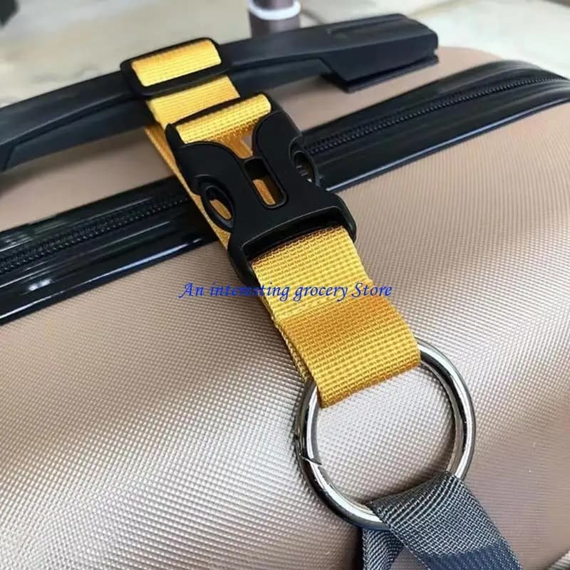 Cinghia per bagagli 652D Cinghia per valigia per bagagli con O-Ring, borse facili da trasportare