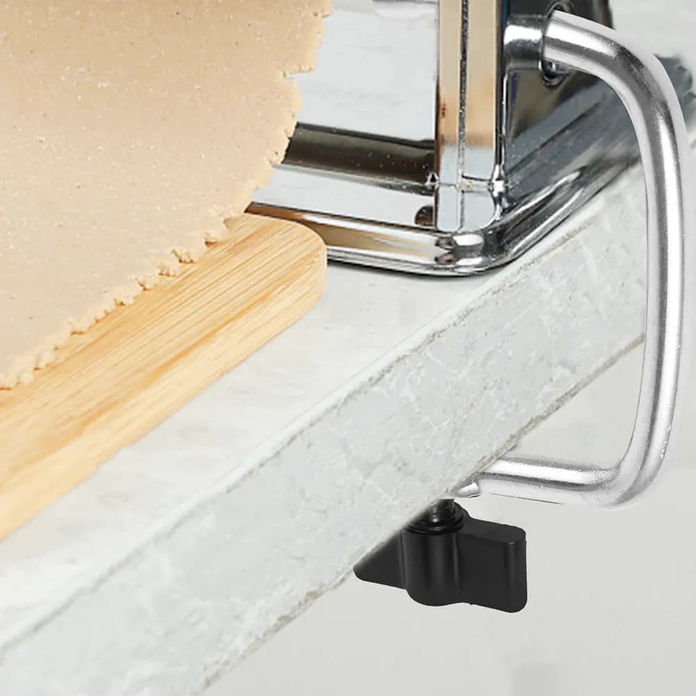 2Pcs Manual Noodle Machine Handle Universal Pasta Machine Clamp Replacement Strong Grip Pasta Maker Parts for Home Cooking Tools