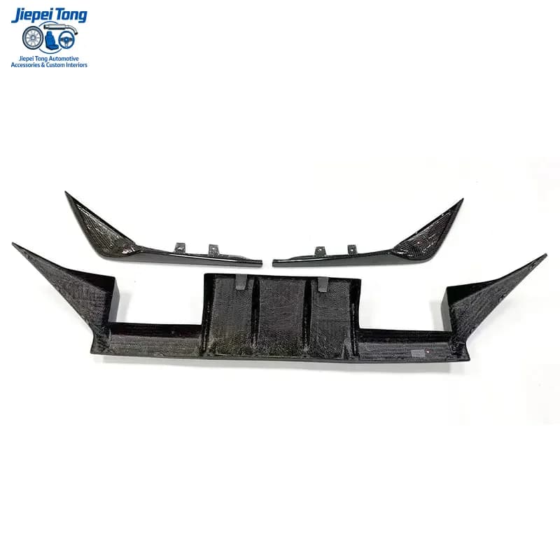 Diffusore paraurti in fibra di carbonio stile R44 con splitter e grembialatura posteriore per Nuova M2 G87 2022+