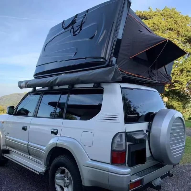 Quick Setup Waterproof Side Open Clamshell ABS Hard 3-4 Person Roof Top Tent Outdoor Vehicle Camping