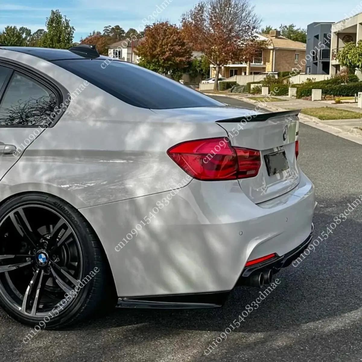 Diffusore paraurti posteriore per BMW Serie 3 F30 F31 Paraurti sportivo 2012-2018 Splitter gonna laterale Kit carrozzeria labbro Mods lama Tuning ABS