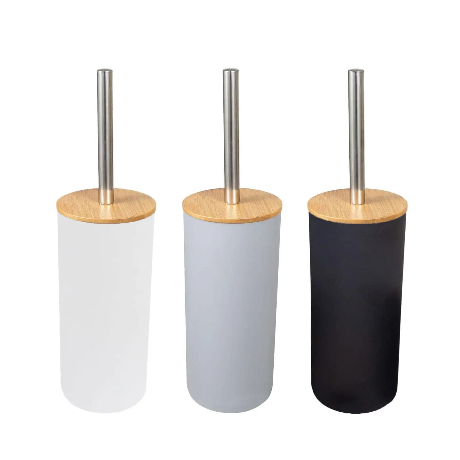 Set di scopini per WC Lavapavimenti per WC Detergente per bordi Antigoccia Robusto accessorio per il bagno di piccole dimensioni Set di spazzole per la pulizia della tazza del WC