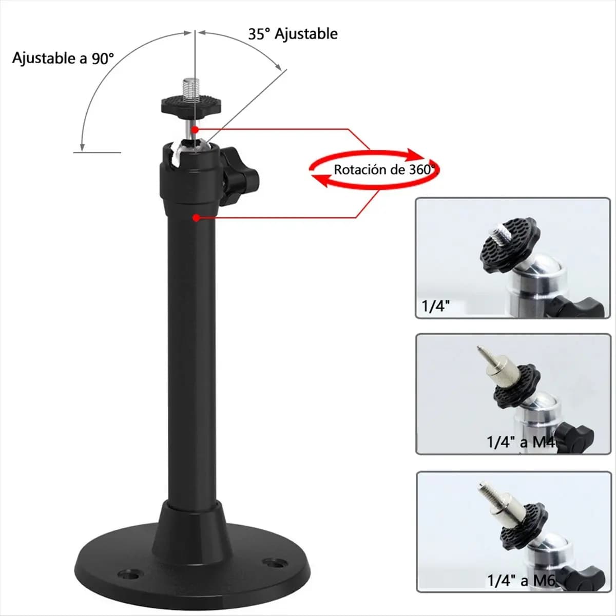 Budget-Friendly Projector Brackets Folding Camera Tripod Stand Rotate 360 Degree Mini Projector Wall Mount for Projector Wall Ce