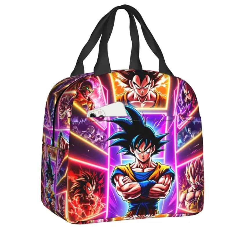 Borsa termica per il pranzo Anime Dragon Ball, borsa termica per il pranzo, contenitore termico per il pranzo, per studenti, lavoro, picnic, borse per il trasporto di cibo