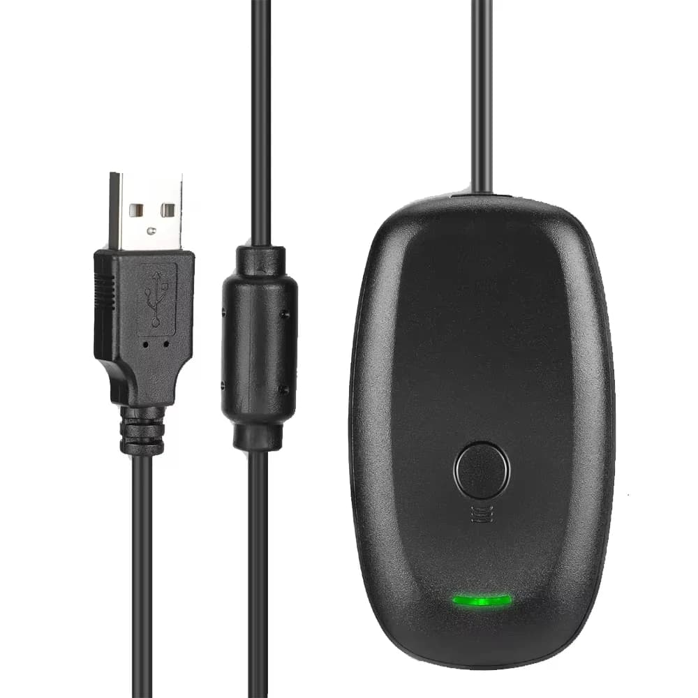 Adattatore USB ricevitore wireless per giochi, compatibile con controller Xbox 360, supporta PC Win7/8/10, accessorio per videogiochi
