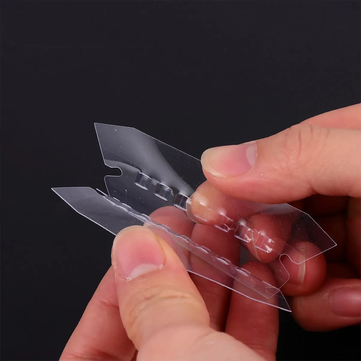100Pcs File Folder Tabs Clear Reusable Hanging Folder Labels Office Student File Organizers Improve Work Efficiency