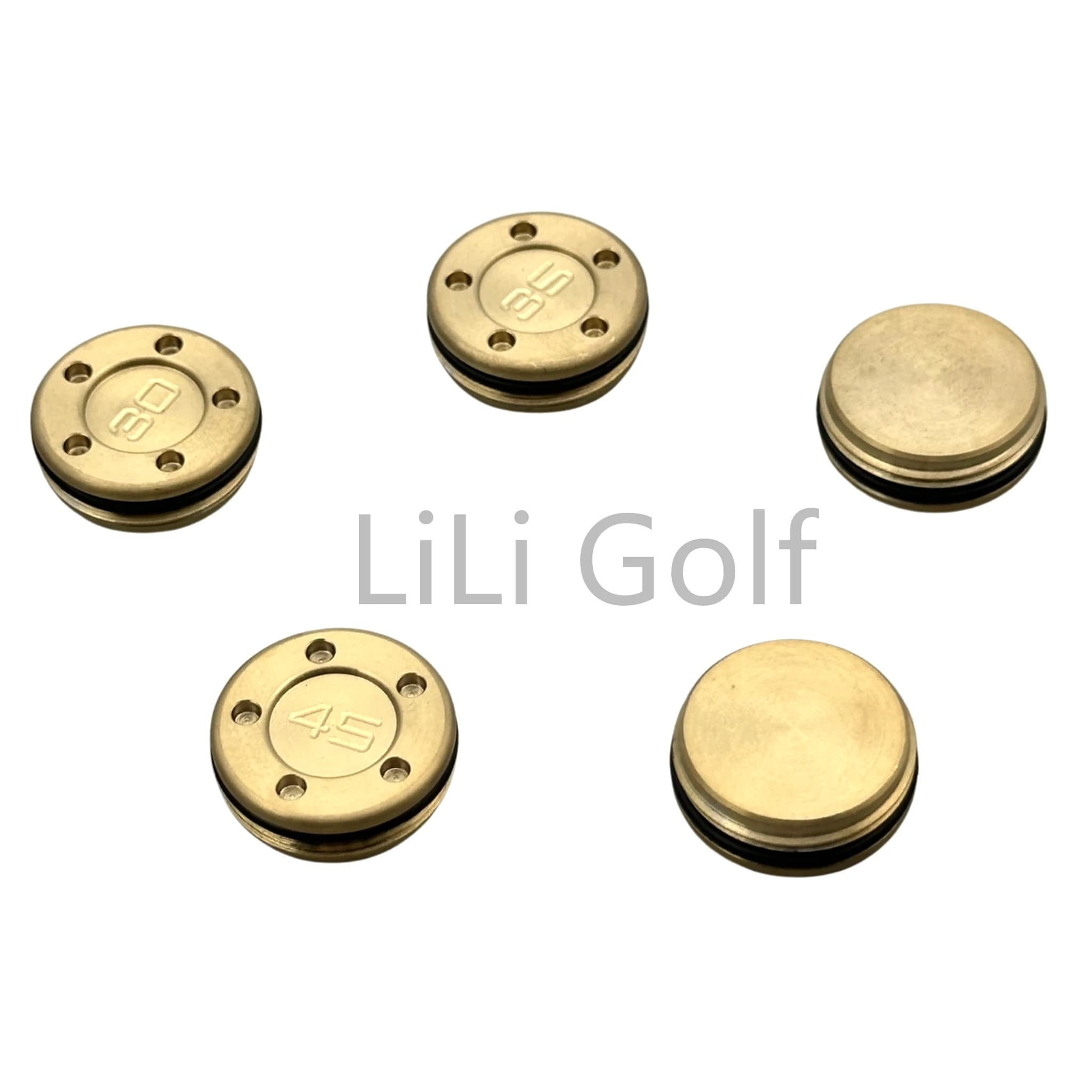 Peso da golf Pesi per viti per putter dorate personalizzate compatibili con Scotty Cameron 5g/10g/15g/20g/25g/30g/35g/40g/45g