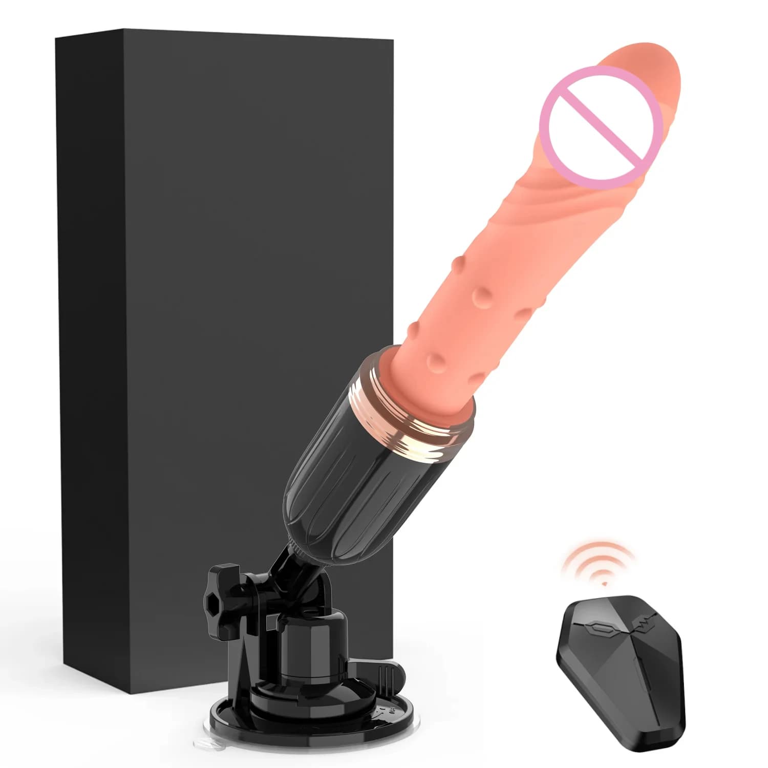 Macchina per la masturbazione femminile con telecomando automatico per pistola del sesso con riscaldamento telescopico per donne Giocattolo elettrico per adulti
