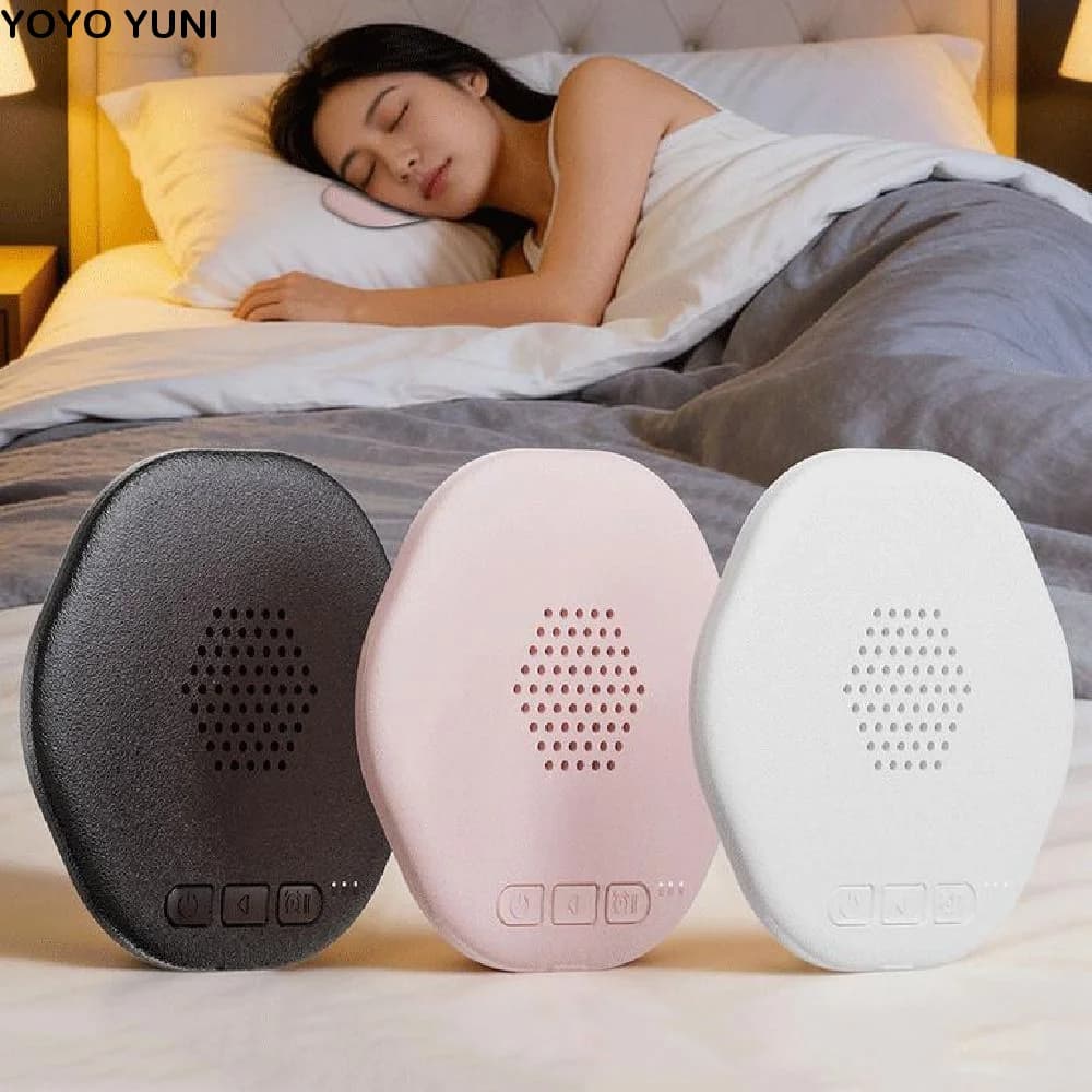 Altoparlante Bluetooth 5.1 da Posizionare Sotto il Cuscino, Audio HiFi Stereo, Timer a 3 Livelli, Macchina del Rumore Bianco Mini Integrata