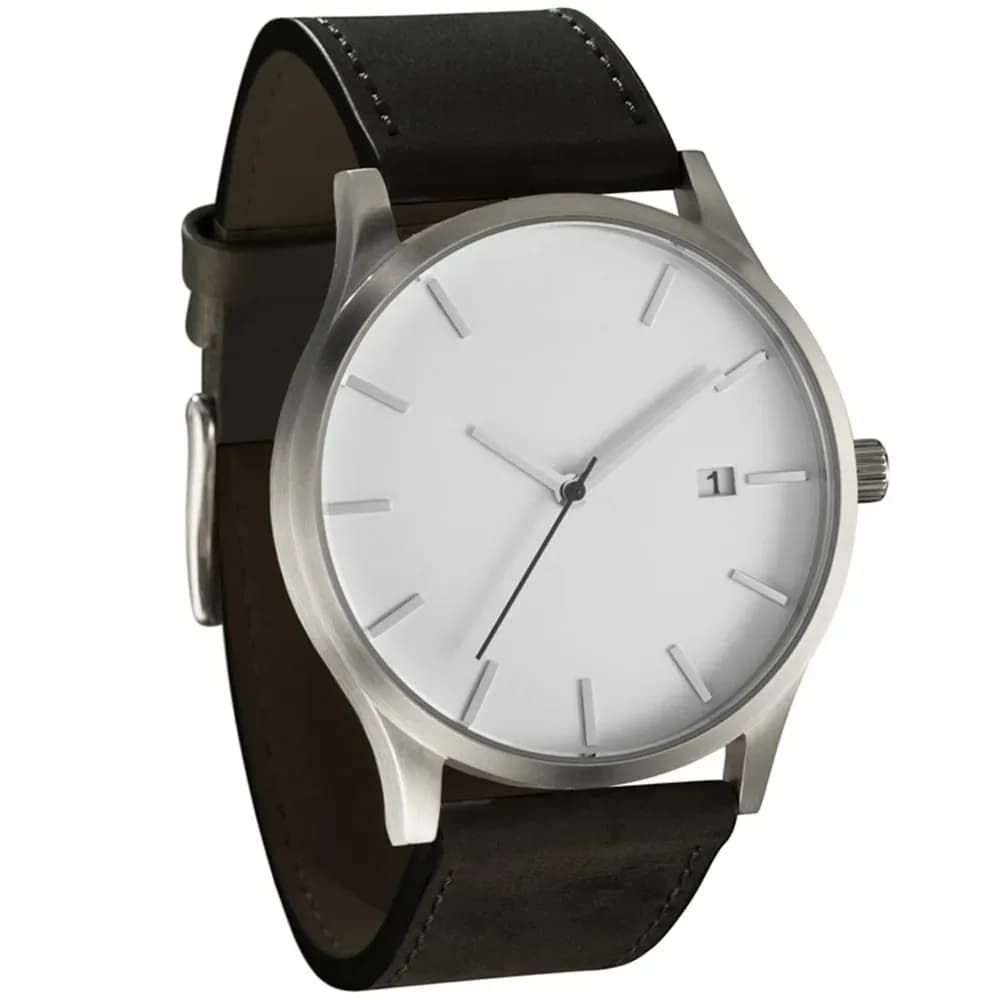 Relogio Masculino Men's Watch Sports Watches Fashion Men's Watch New Men's Calendar Casual Quartz watch in leather relojes hombre