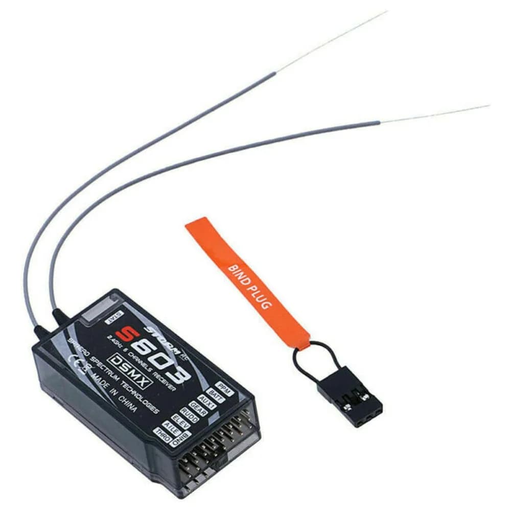 S603 2.4G 6CH Ricevitore RC supportato JR JR12X Spektrum DSM-X DSM2 DX8 Trasmettitore per RC Drone Elicottero Multicopter