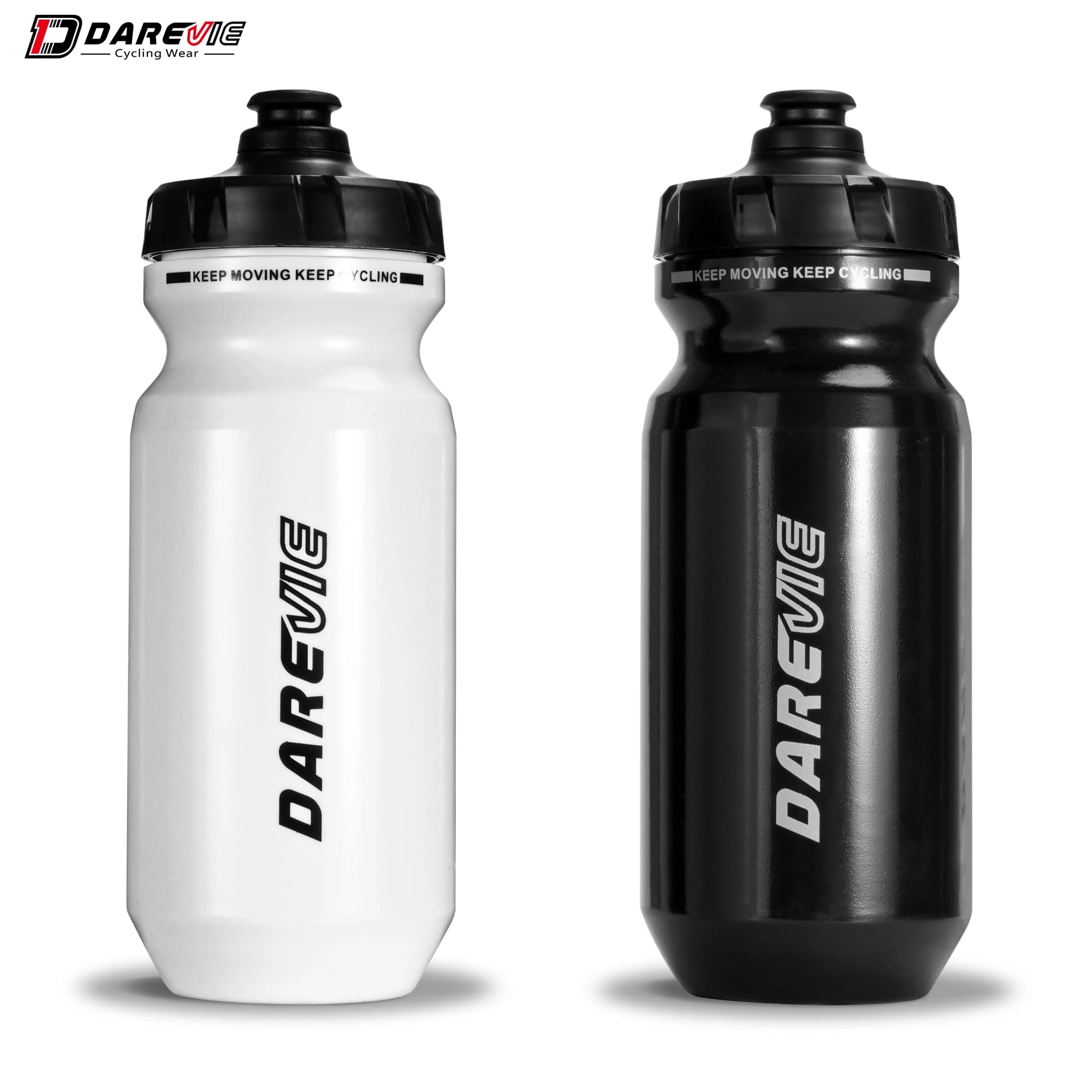 DAREVIE Borraccia per Ciclismo da 600ml, Senza BPA, in PP5, Resistente al Calore, Accessorio per Bici, Facile da Usare, per Sport all'Aperto