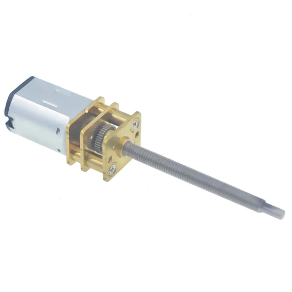 N20 DC 3V/6V/12V Motore Ingranaggi In Metallo 15-2000RPM Mini Motoriduttore M3 Asta Filettatrice Elettrica Micro Riduttore di Velocità Riduttore Motore