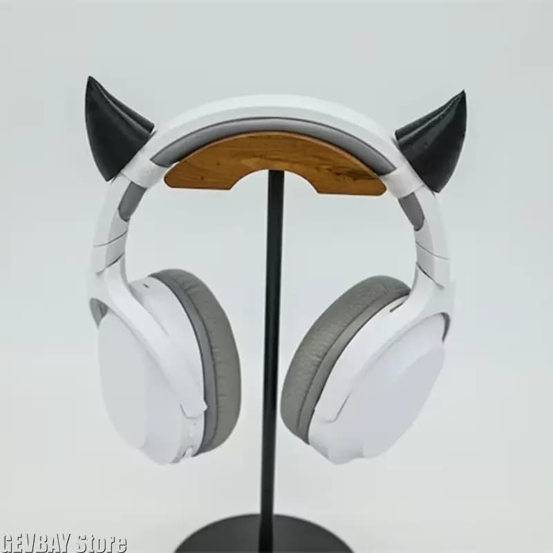 Devil Demon Horns for Headset Live Streaming Props Succubus Satan Cosplay Witchy Goth Gaming Gamer Gift Party Props