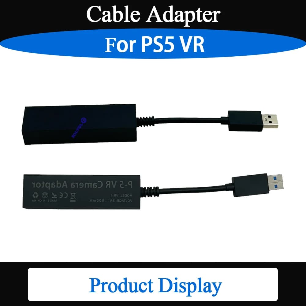 Nuovo Adattatore per Fotocamera VR PS5, Mini Adattatore da Maschio a Femmina per Cavo di Conversione PS5 VR, Accessori per PlayStation 5
