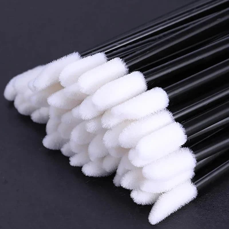 100 pieces lipstick sticks set tools for cosmetic makeup brushes extension eyelashes applicator mascara brush for disposable lips eyelashes