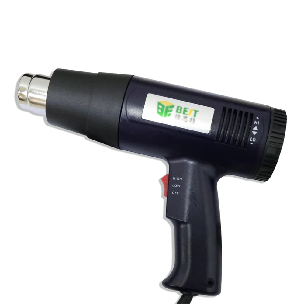 Pistola ad aria calda BST Pistola termica portatile con manopola per saldatura a corrente costante regolabile da 1600 W