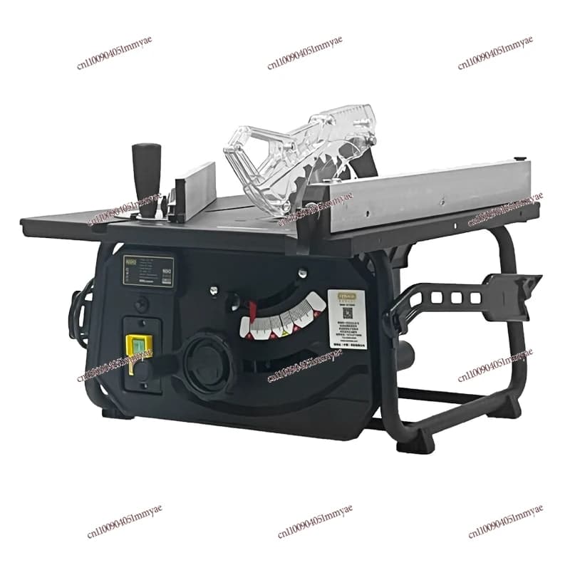 Small Table Saw Wood Processing Multifunctional Cutting Saw for Precision Aluminum Alloy Wood Panels Without Powder