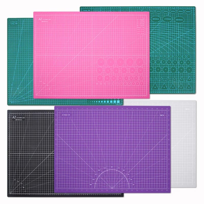 60*45 cm A2 PVC Cutting Mat Edge Durable Self-healing FAI DA TE For Sewing Student Art Paper To Engrave Pad Leather Handicraft Tool