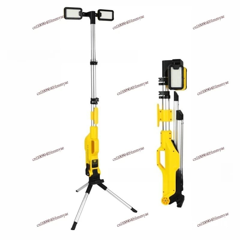 Portable work lamp with tripod charging, swivel adjustable folding work lamp, maintenance light