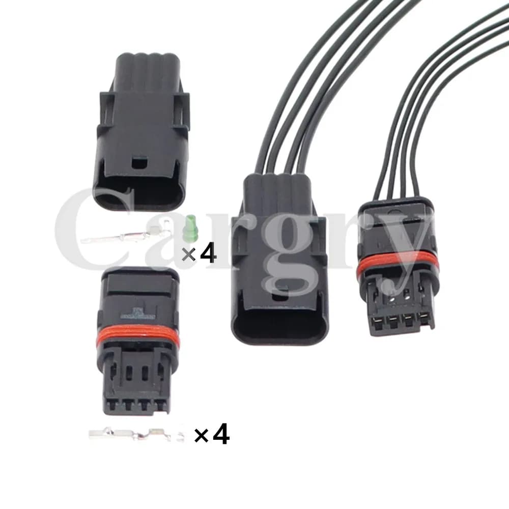1 Set 4P spine per cablaggio automatico connettore per cavo maschio femmina per Auto accessori per prese di ricambio per automobili