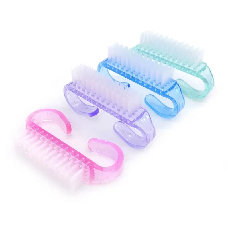 5/10pcs Cleaning Nail Brush Tools Colorful Plastic Dust Cleaner Brushes Nail Art Manicure Pedicure Powder Soft Remover