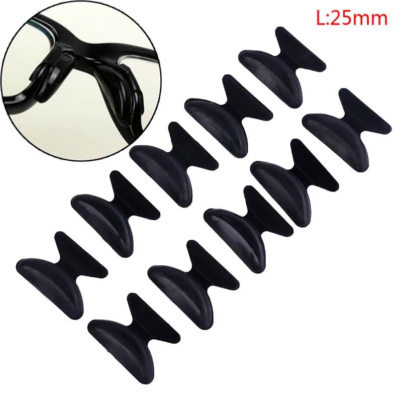 5Pairs Anti-Slip Silicone Stick-On Eyeglass Nose Pads For Sunglasses Spectacles