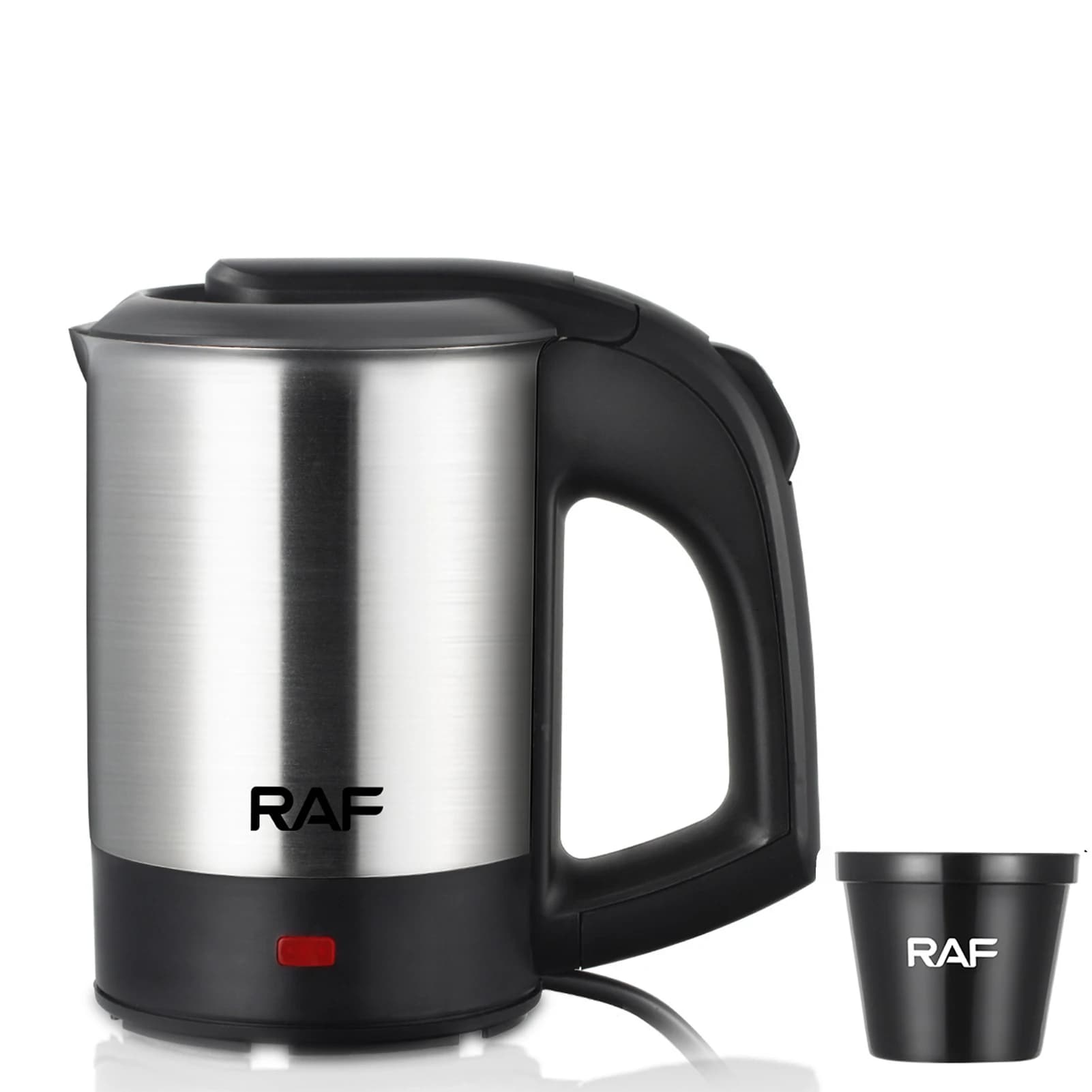 1000W Mini Electric Kettle, 0.5 L, Stainless Steel, Automatic Switching, Lightweight, For Tea and Coffee, Travel Laptop