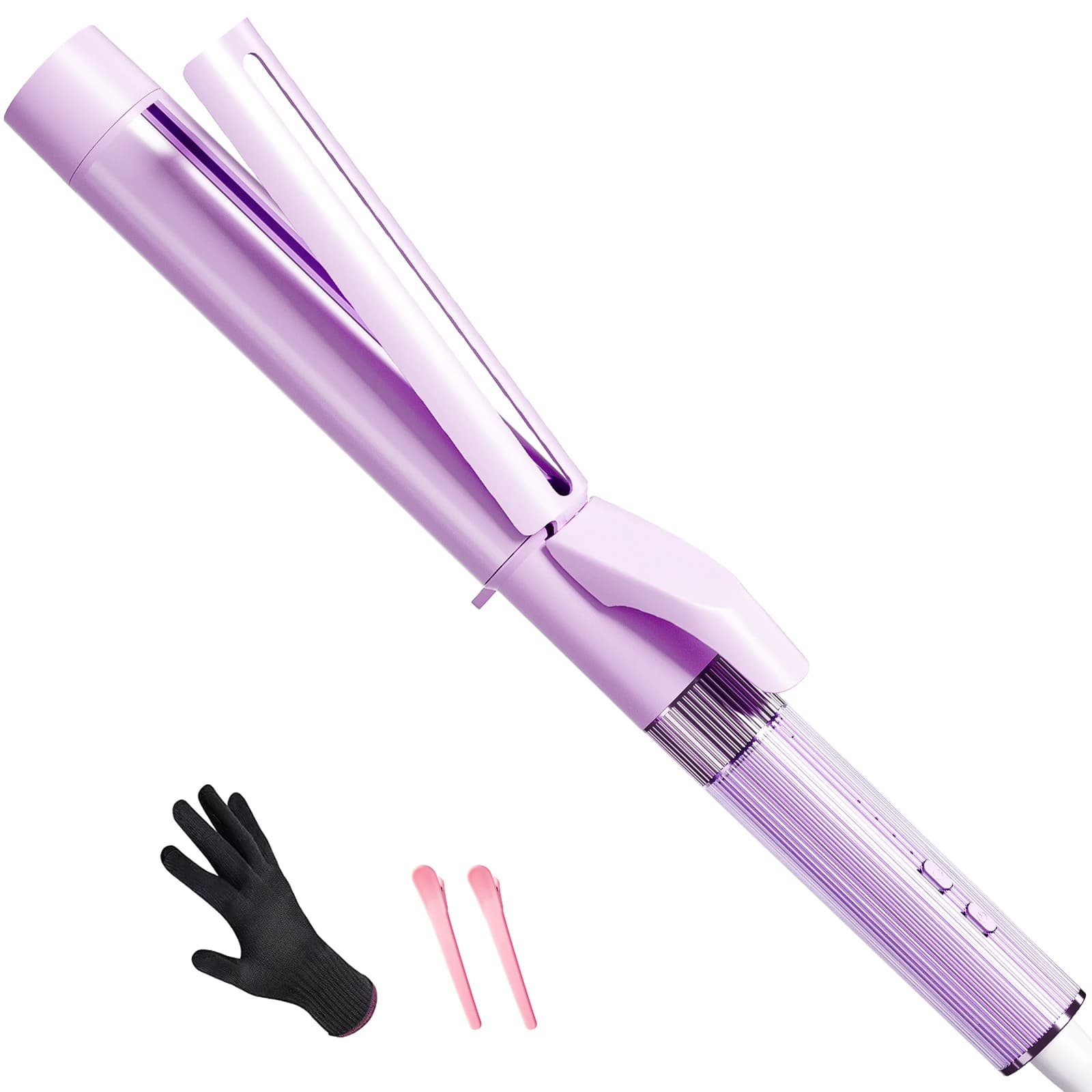 1.2 and 1.4 inch curling rack, professional curling iron, hair curler with negative ions, big barrel curling iron
