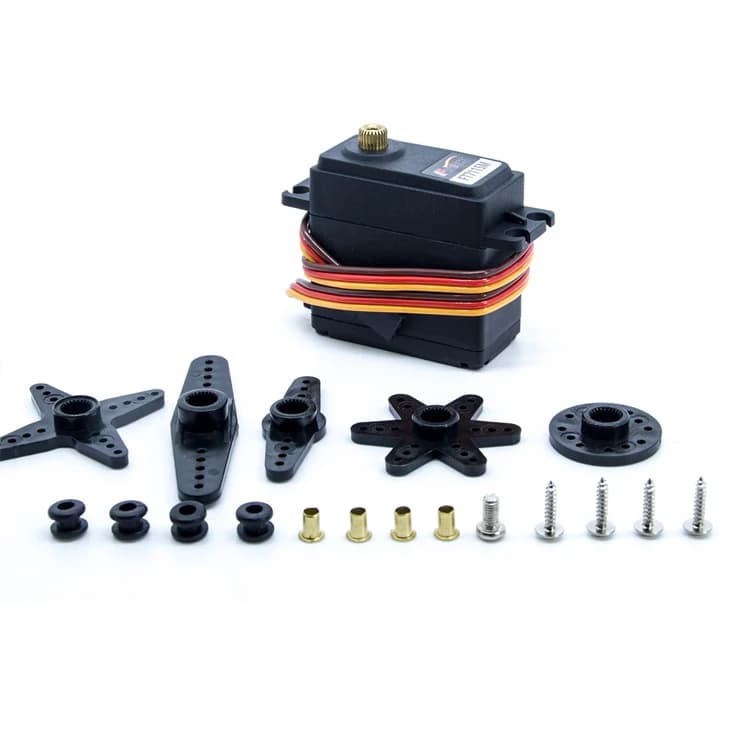 Feetech FT7115M 15KG Servo 25T Metal Gear 996/995 Compatibile per RC Elicottero Robot Braccio Programabile RC Servo Realizzato in Plastica