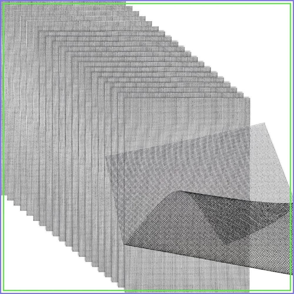20 Pcs Flower Pot Drainage Mesh Pads for Preventing Soil Leakage, Plant Succulent Bonsai Screens