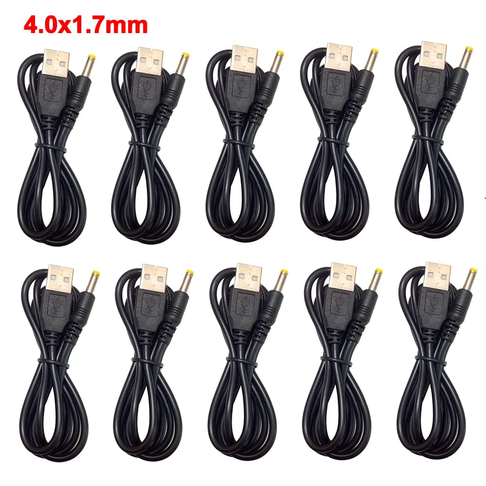 10 pz USB A Cavo di Ricarica di Alimentazione DC 4.0x1.7mm Spina 5 V 2A Cavo di Ricarica USB Per PSP 1000 2000 3000 1 M Powe Linea all'ingrosso