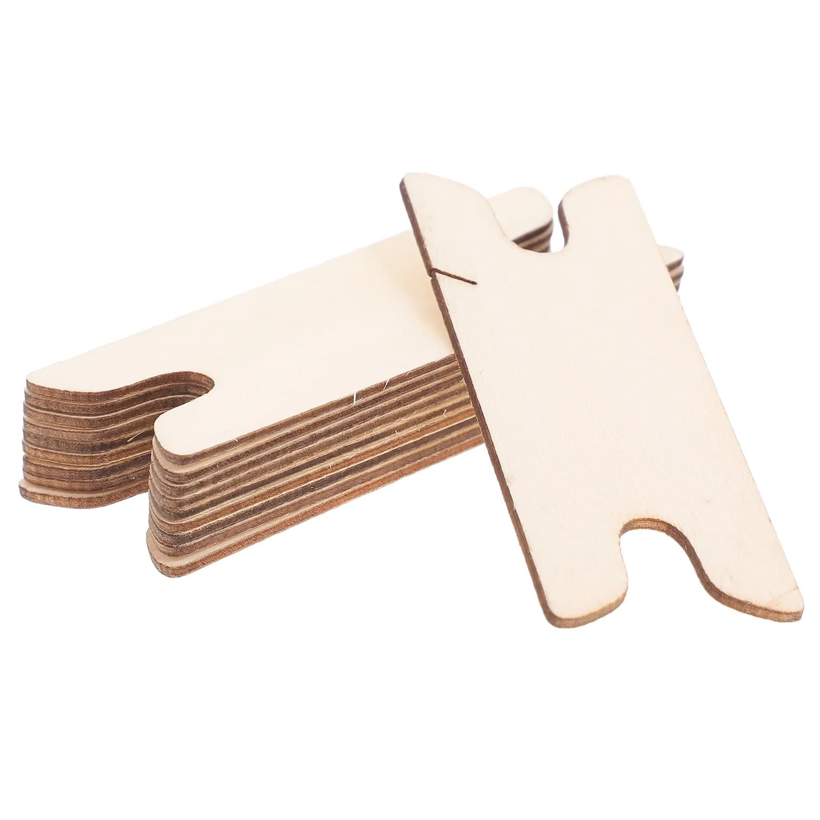 10 Pieces Sheets for Textiles, Essential Tools for Telai, for the realization of Scarves, Taps, Belts and Fai-da-Te Projects, Wood Bobbin Sticks
