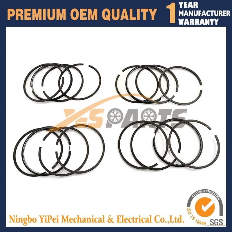 New 4 Sets STD C240 Piston Ring for Isuzu C240 3 or 4 Grooves