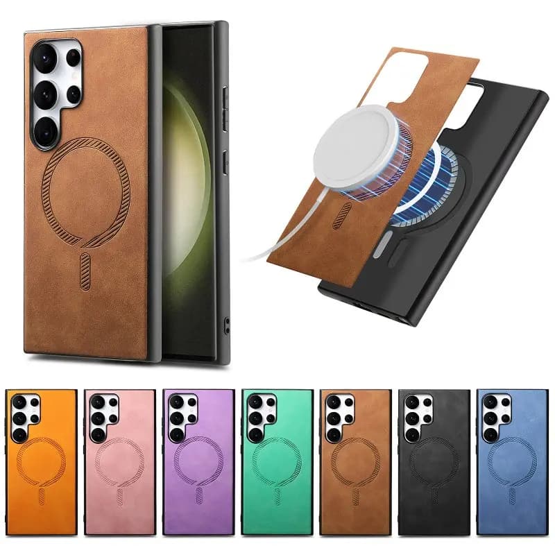 Back Magnetic Phone Case for Vivo T2/S18/S17/V29/X100/Y200/Y300+/iQOO 12 11 Pro/NEO9 8 Pro Z7