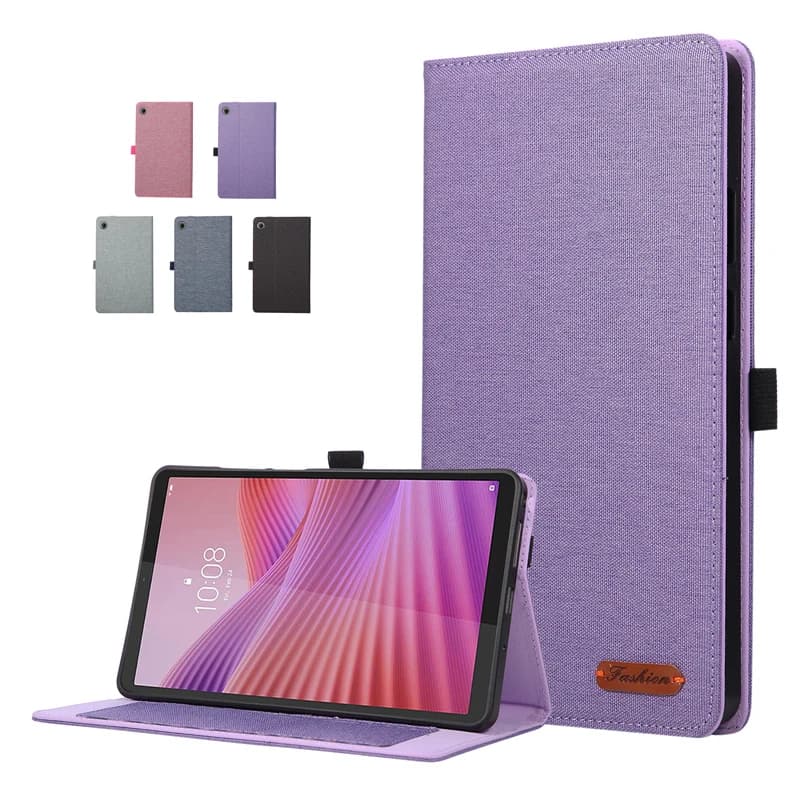 Fonda Per Lenovo Tab One 8.7 Custodia in tessuto morbido Flip Stand Tablet Shell Per Lenovo Tab One/Lenovo Tab K9 Custodia tb305fu tb305xu