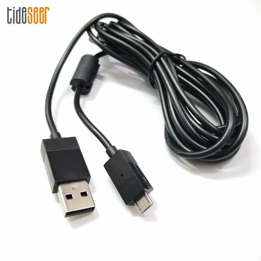 200 Pezzi Cavo di Ricarica Micro USB da 2,75M Plug & Play per Controller Wireless Sony Playstation 4 PS4 Xbox One