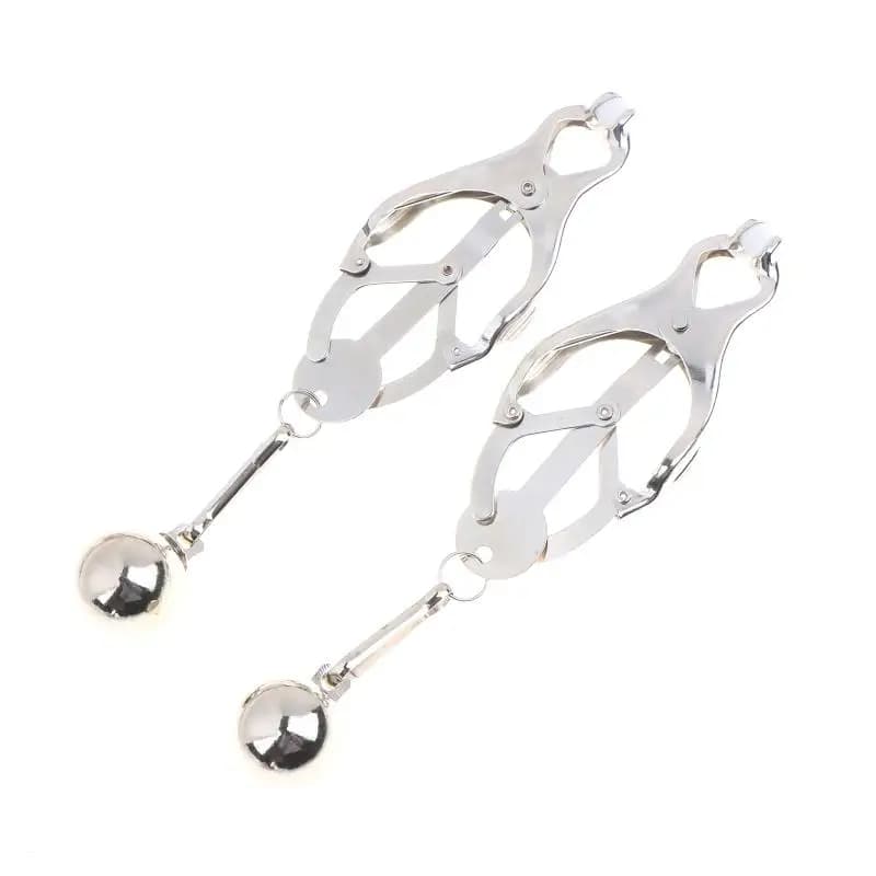 2 Pieces Clamps for Hair Clips, Silicone Nipple Clips, Erotic Couple Games