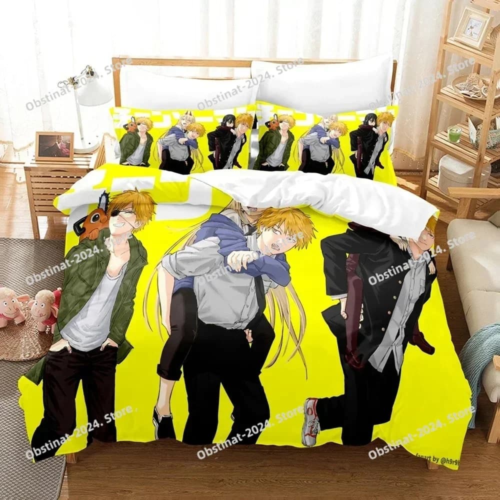 Set biancheria da letto uomo motosega Copripiumino Completo Queen King Size Federa Set letto stampato Aldult Camera da letto per bambini Singolo Twin Tessili per la casa