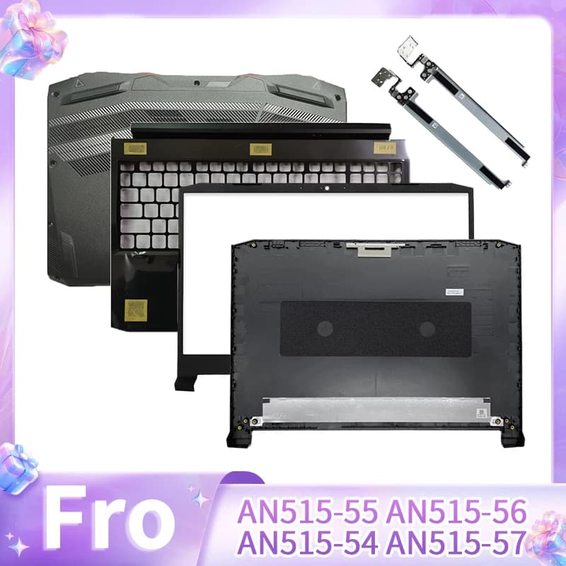 Nuovo per Nitro 5 AN515-55 AN515-56 AN515-54 AN515-57 N20C1: Cover posteriore schermo LCD, Cornice anteriore, Poggiapolsi, Scocca inferiore, Cerniere