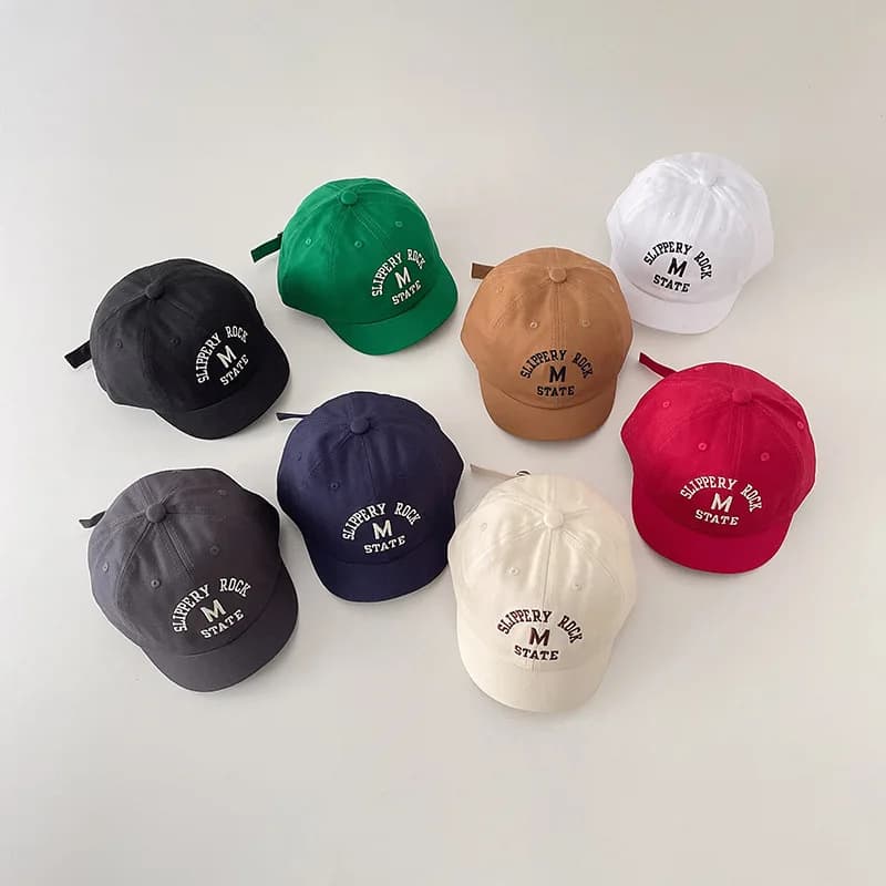 Cappellino Casual RAISE con Lettere, Cappello Classico Semplice per Bambini, Berretto da Baseball con Ricamo per Ragazzi, Cappellini Trendy Traspiranti per Bambini