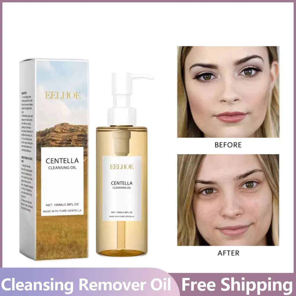 EELHOE Detergent Oil Detergent Face Moisturizing Face Cooling Cleansing Centella Asiatica extract Vitamin E oil