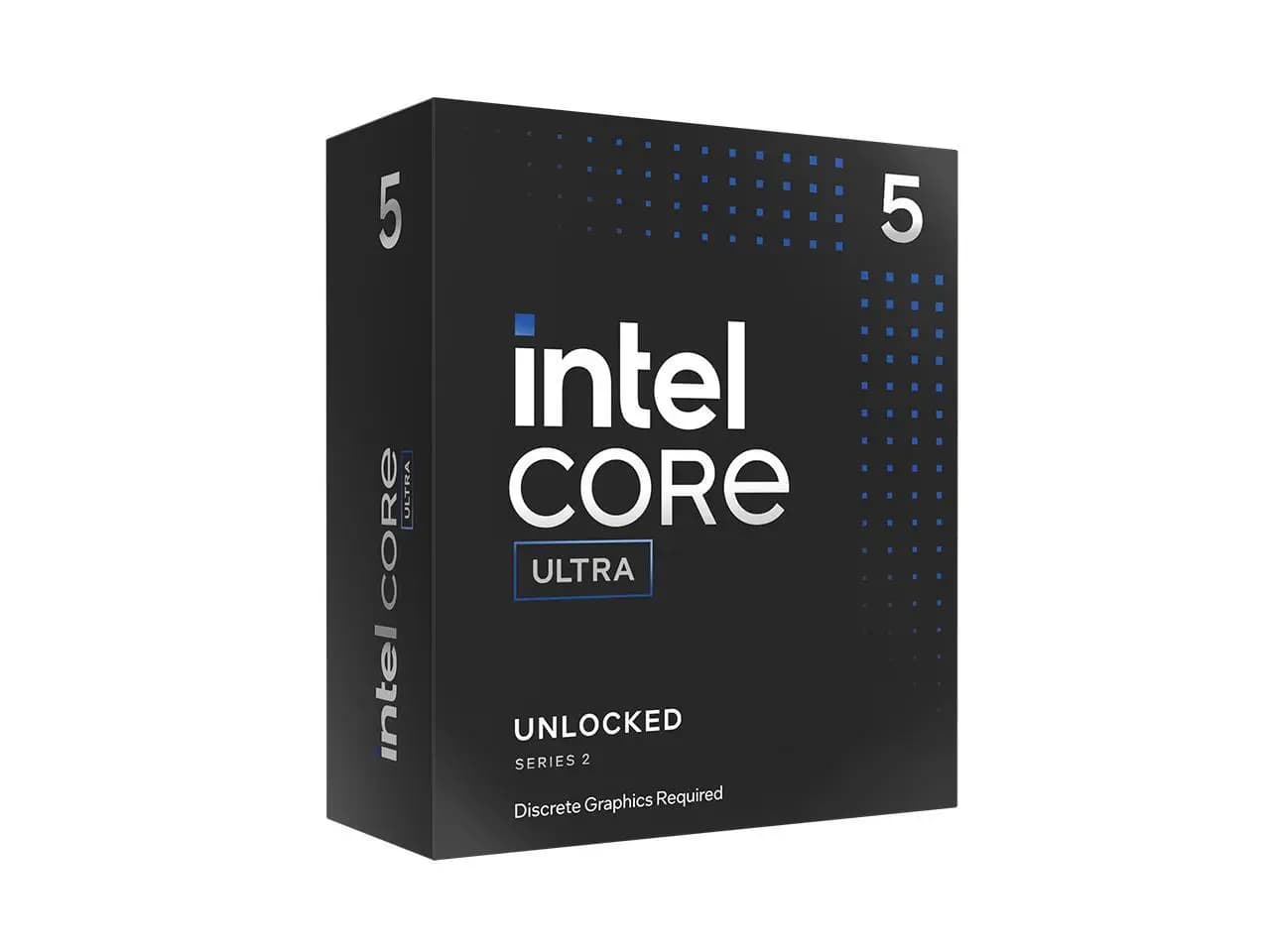 Intel Core Ultra 5 245KF, Arrow Lake 14-Core (6P+8E), LGA 1851, 125W Desktop Processor - BX80768245KF