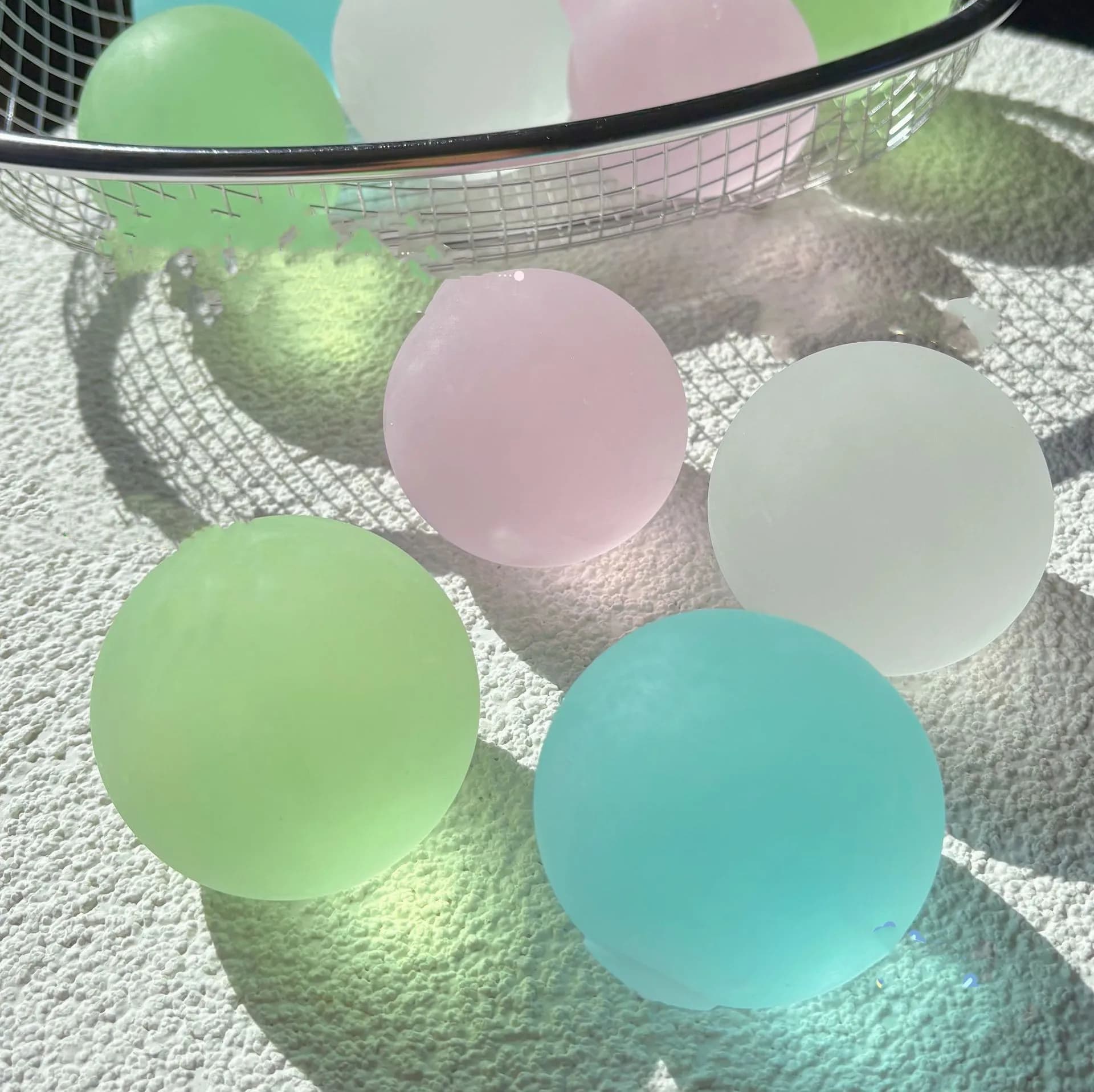 2E-Blue Maltose Squishy Toys Anti Stress Sensory Fidgets Toy Soft Simulated Transparent Blue Maltose Slow-rebound Decompression