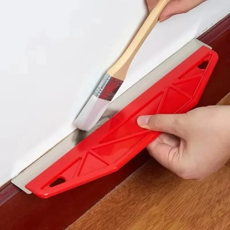 Professional Protection for Metal and Plastic Painting by 12 Inches with Ergonomic Handle and Edge - Robust Instrument for Precision Wall Painting